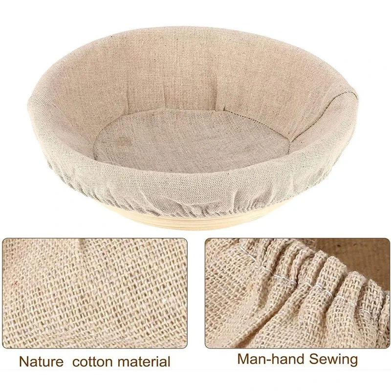 1/3Pcs Bread Basket Liner Clot - Kitchen Baking Mat review and price