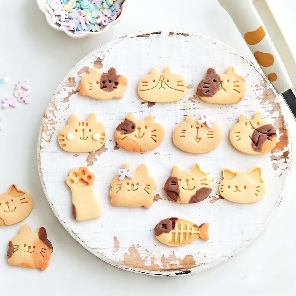 Cute Kitten DIY Stamp Cookie C - Kitchen Baking Store review and price