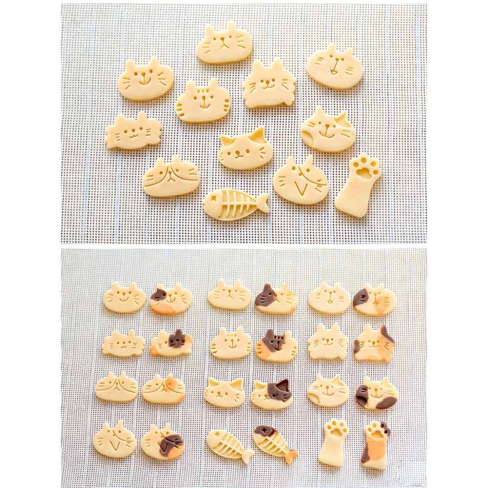 Cute Kitten DIY Stamp Cookie C - Kitchen Baking Store review and price
