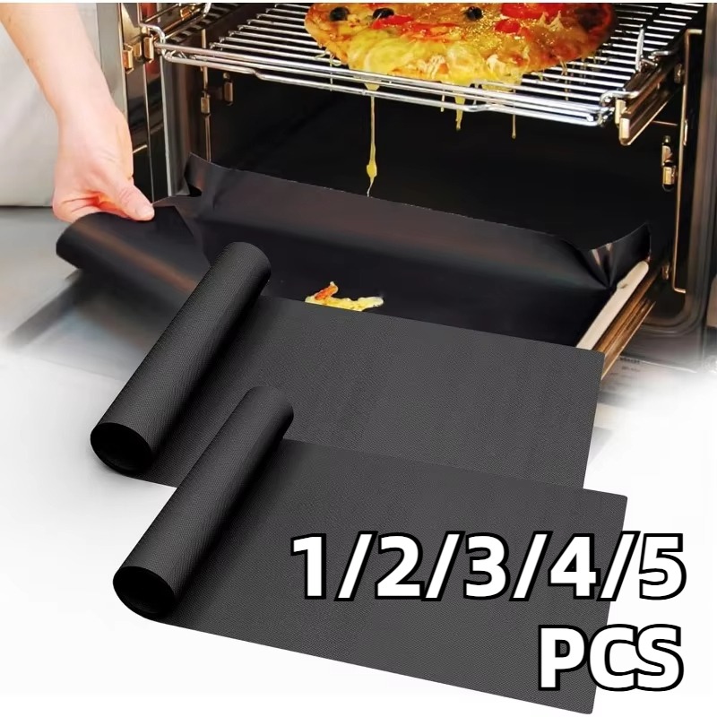 1/2/3/4/5PCS Black BBQ Grill M - Kitchen Baking Mat review and price
