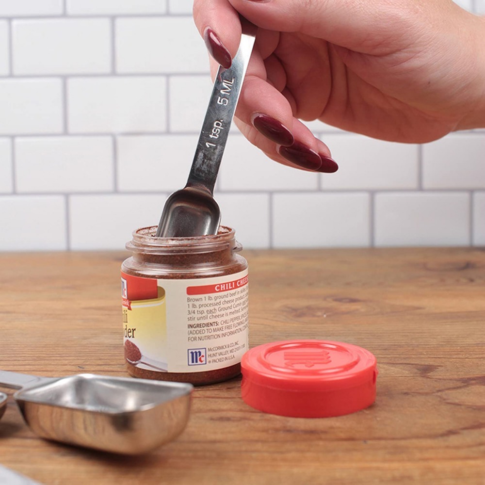 6Pcs Stainless Steel Measuring - Baking Powder Kitchen review and price