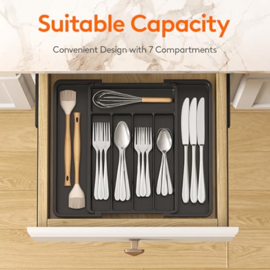 Expandable Silverware Organize - Kitchen Utensils review and price
