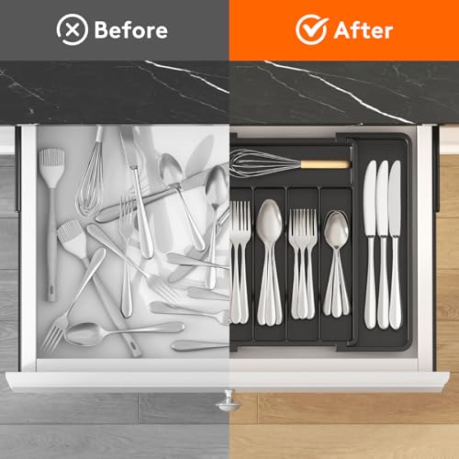 Expandable Silverware Organize - Kitchen Utensils review and price