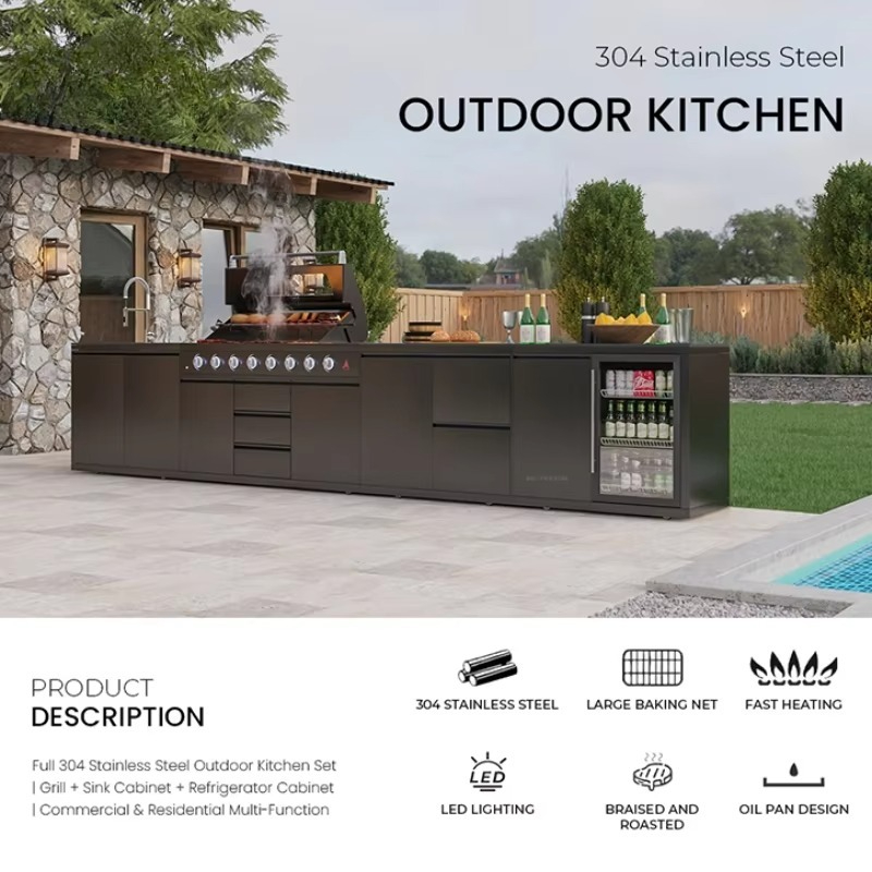 Outdoor Kitchen BBQ Station 30 - Kitchen Baking Station review and price