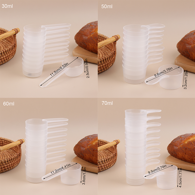 10Pcs 15/25/30/35g Transparent - Baking Powder Kitchen review and price