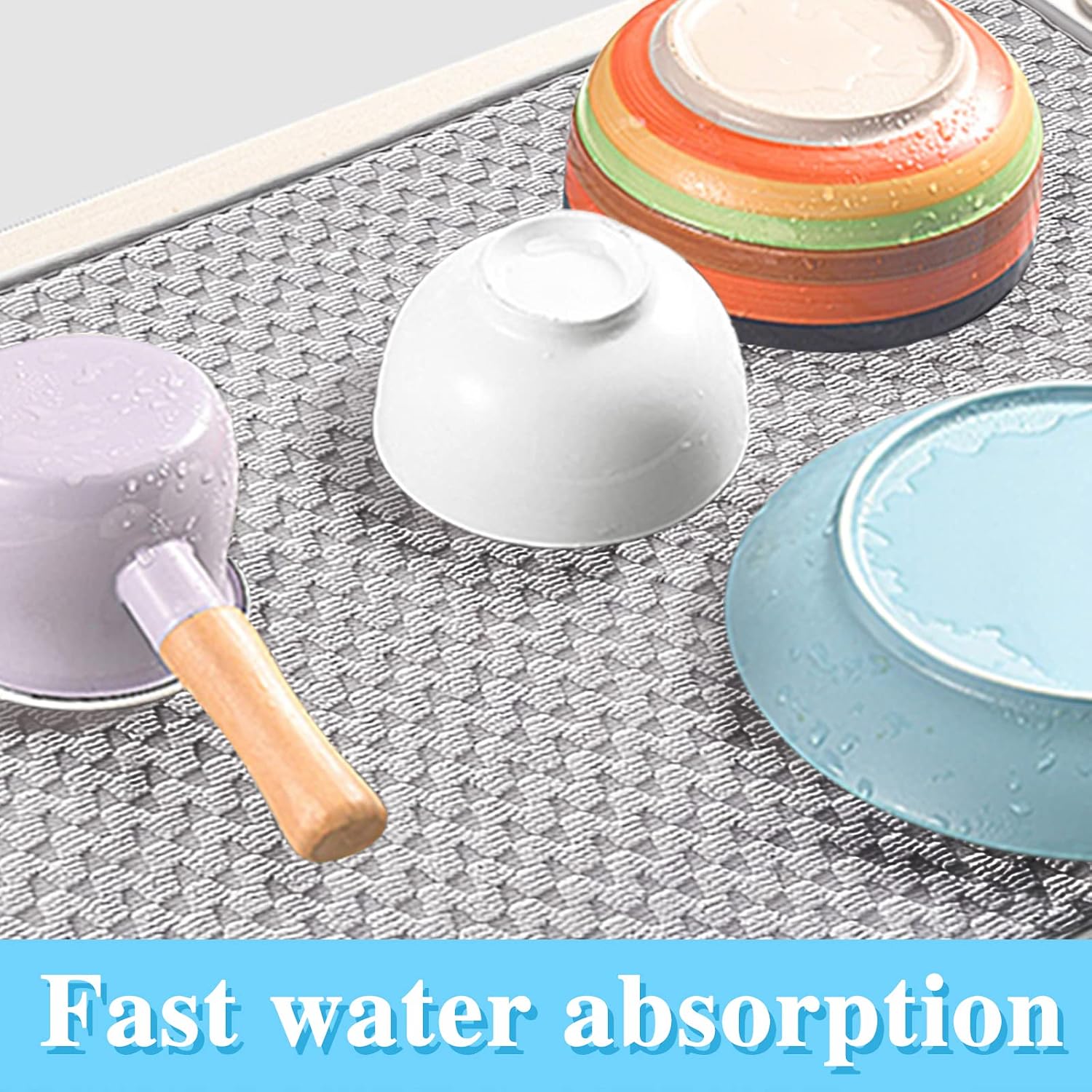 2-Pack microfiber tableware dr - Kitchen Baking Mat review and price