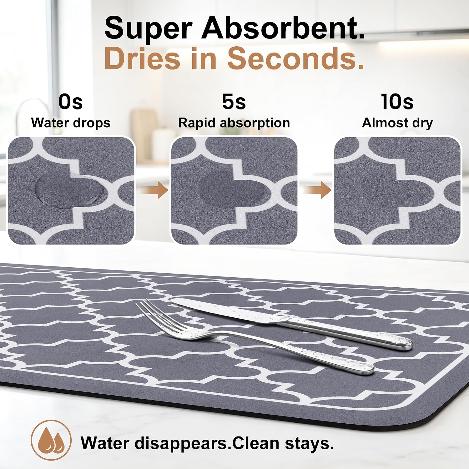 Tableware Drying Mat Super Abs - Kitchen Baking Mat review and price