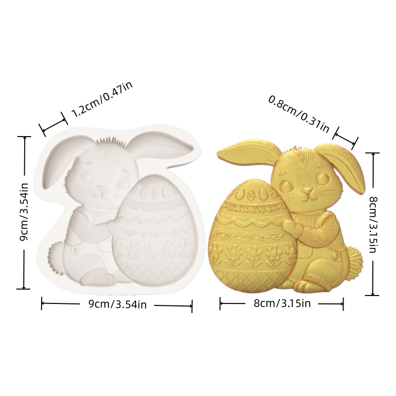 Easter Egg-Holding Bunny Silic - Silicone Cake Mold review and price