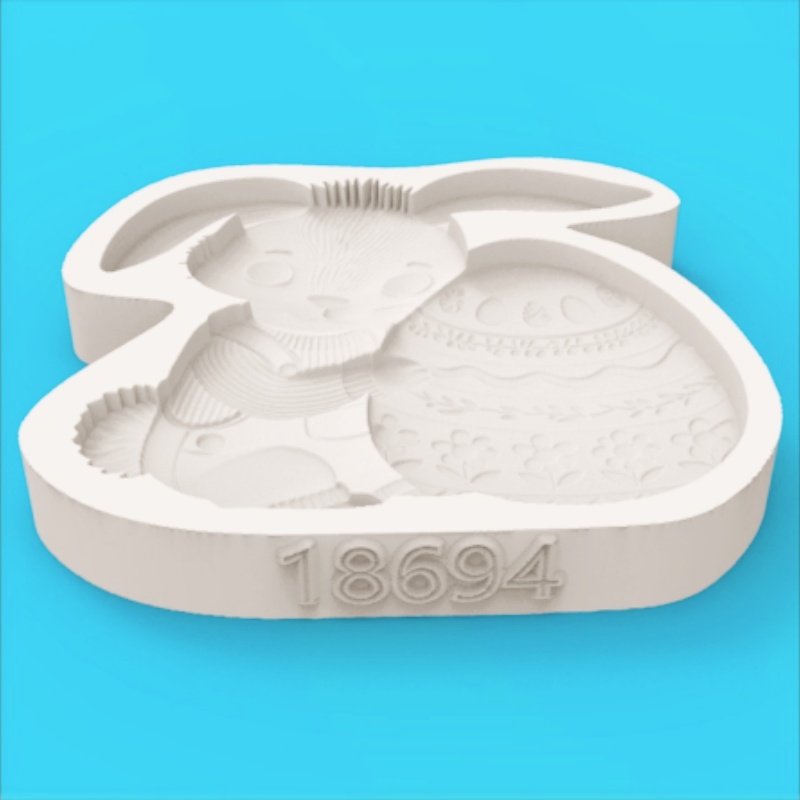 Easter Egg-Holding Bunny Silic - Silicone Cake Mold review and price