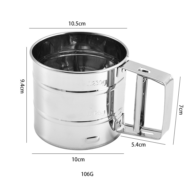 1PC Stainless Steel Flour Sift - Baking Powder Kitchen review and price