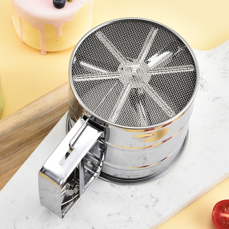 1PC Stainless Steel Flour Sift - Baking Powder Kitchen review and price
