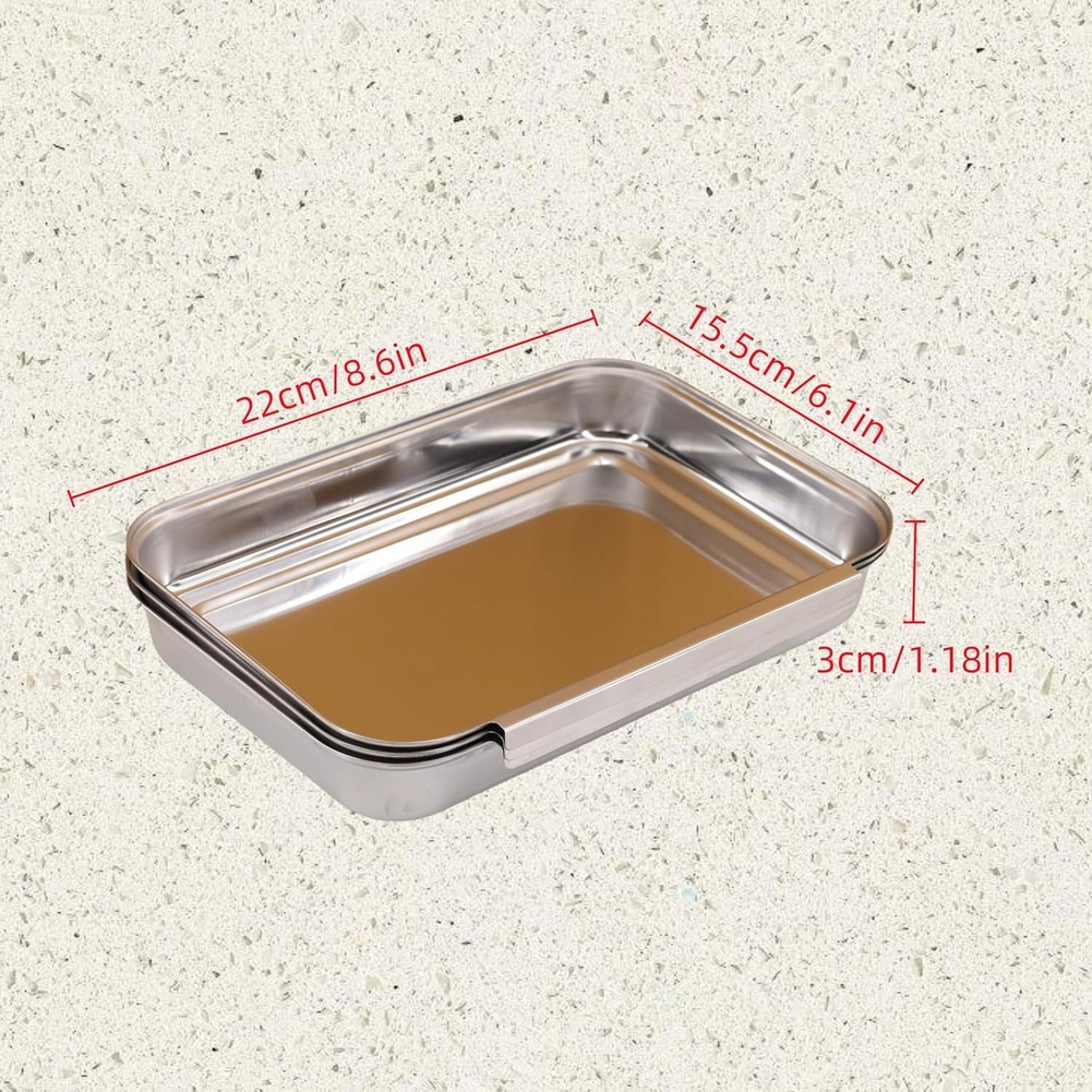 3Pcs Stainless Steel Seasoning - Kitchen Baking Station review and price